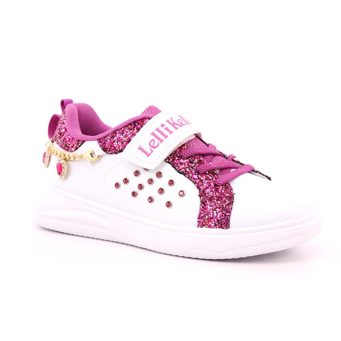 Scarpa Strappi + Elastico Lelli Kelly Bambina Bianco  Scarpe 473 - LKAA4400