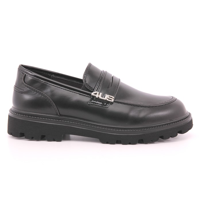 Mocassino Paciotti 4us Bambina Nero  Scarpe 56 - 43141A