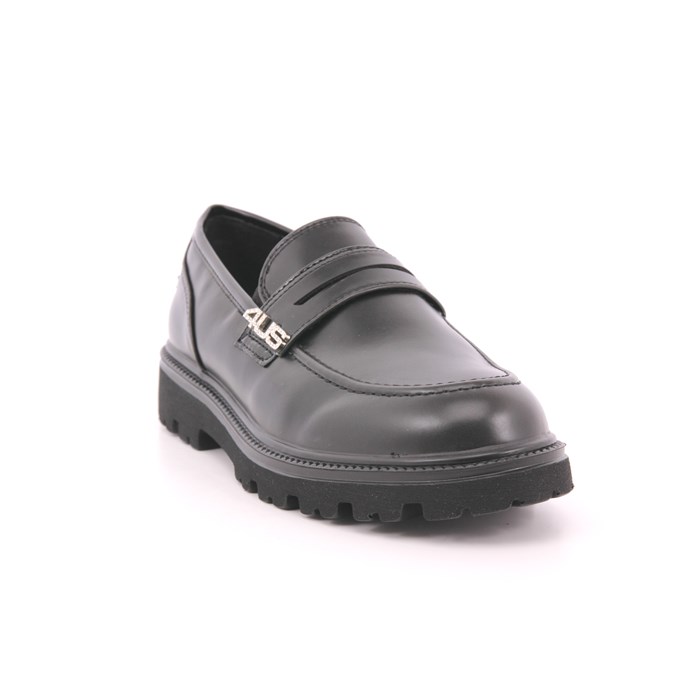 Mocassino Paciotti 4us Bambina Nero  Scarpe 56 - 43141A