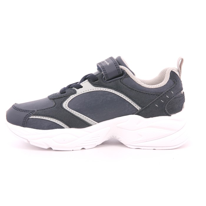Scarpa Strappi + Elastico Champion Bambino Blu  Scarpe 1153 - S32906