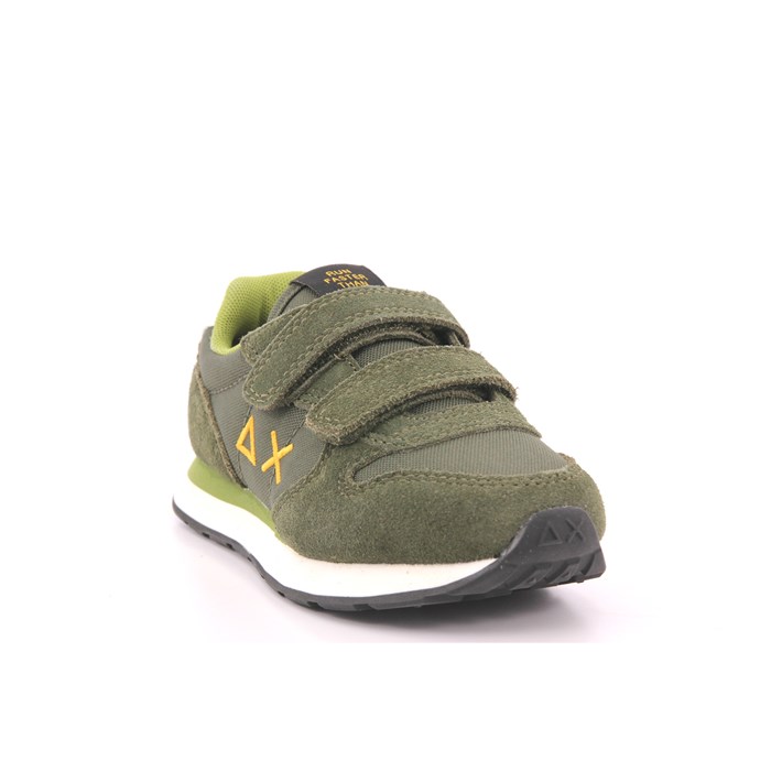 Scarpa Strappi Sun68 Bambino Verde Militare  Scarpe 168 - Z44301B