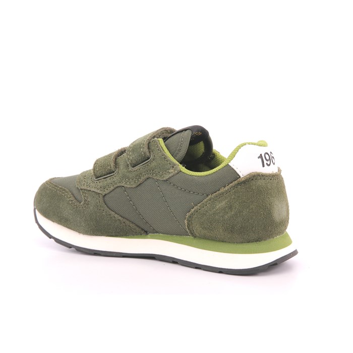 Scarpa Strappi Sun68 Bambino Verde Militare  Scarpe 168 - Z44301B