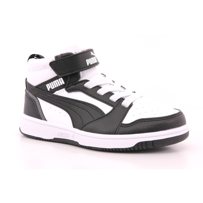 Scarpa Strappi + Elastico Puma Bambino Bianco/nero  Scarpe 1418 - 39383201