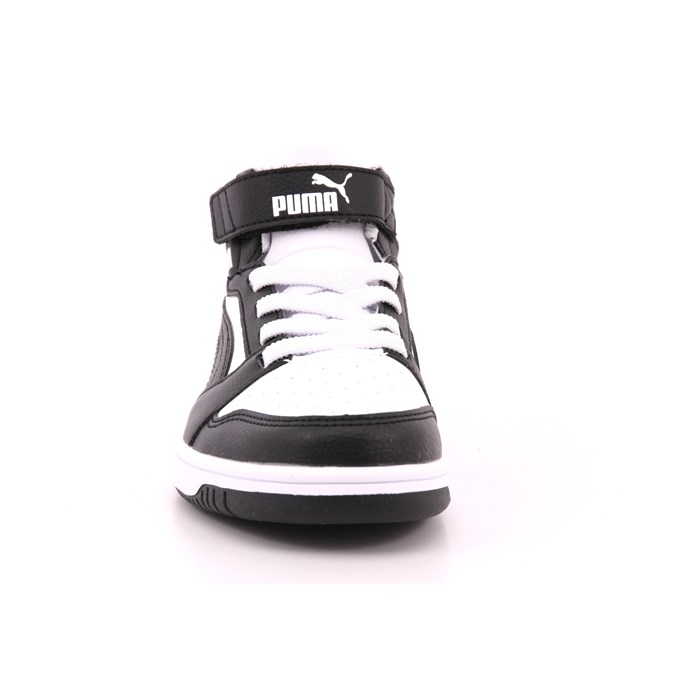 Scarpa Strappi + Elastico Puma Bambino Bianco/nero  Scarpe 1418 - 39383201