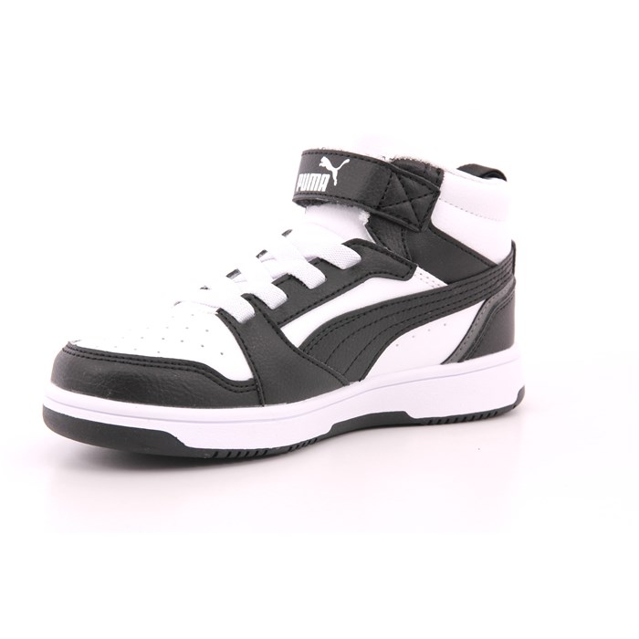 Scarpa Strappi + Elastico Puma Bambino Bianco/nero  Scarpe 1418 - 39383201