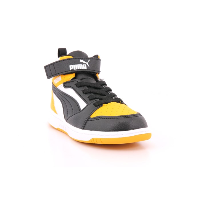 Scarpa Strappi + Elastico Puma Bambino Nero-giallo  Scarpe 1423 - 39654219