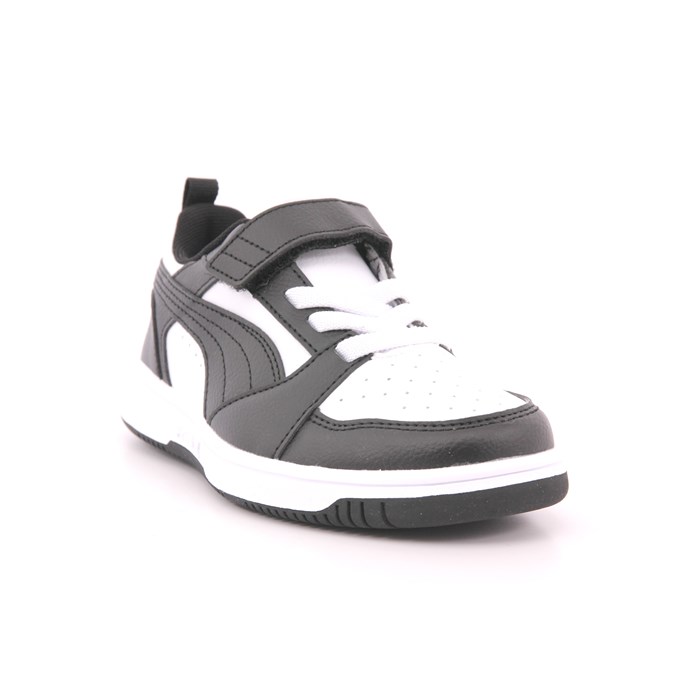 Scarpa Strappi + Elastico Puma Bambino Bianco/nero  Scarpe 1424 - 39741901