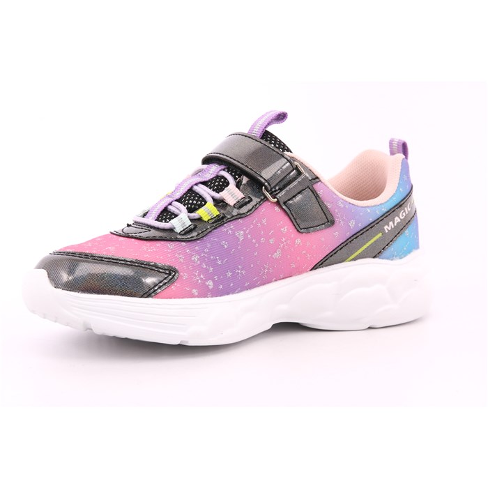 Scarpa Strappi + Elastico Chicco Bambina Nero  Scarpe 769 - 072132