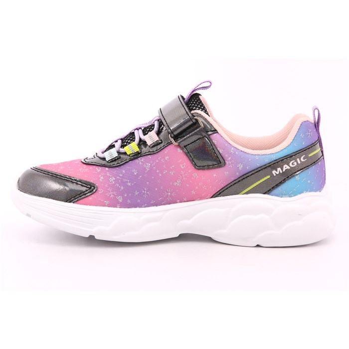 Scarpa Strappi + Elastico Chicco Bambina Nero  Scarpe 769 - 072132