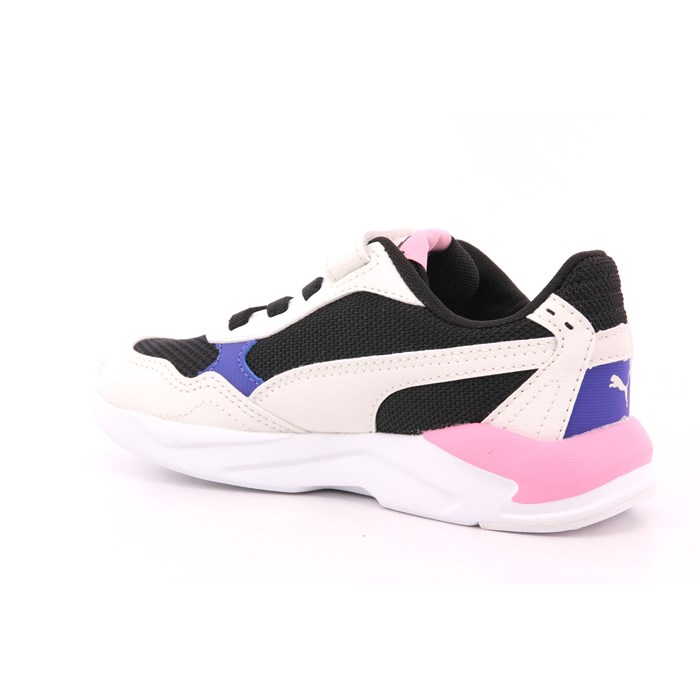 Scarpa Strappi + Elastico Puma Bambina Bianco/nero  Scarpe 1432 - 38552531