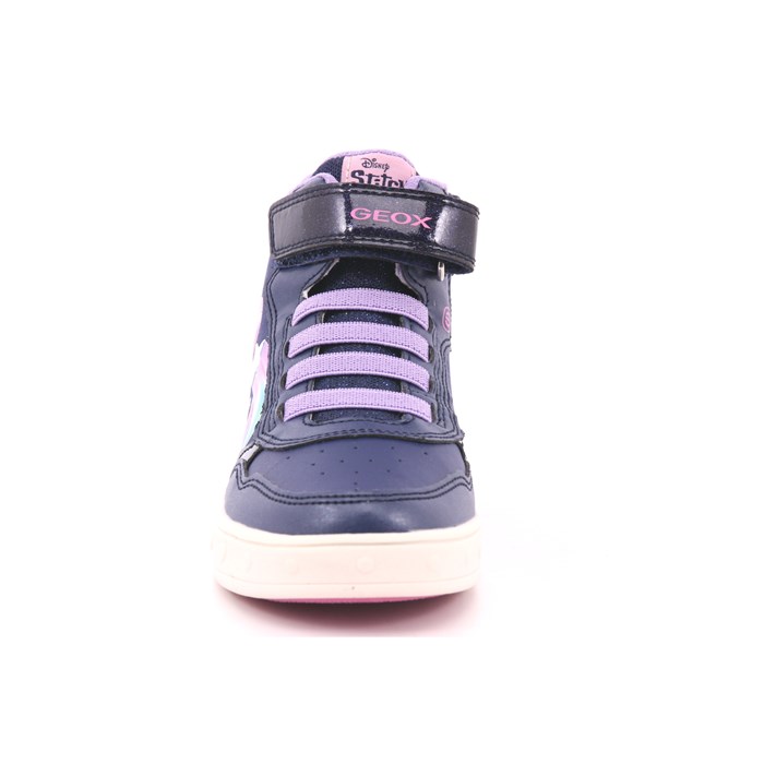 Scarpa Strappi + Elastico Geox Bambina Blu  Scarpe 555 - J468WF