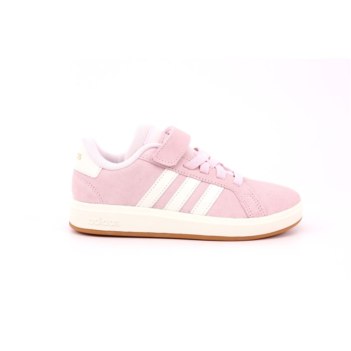 Scarpa Strappi + Elastico Adidas Bambina Rosa  Scarpe 1427 - JH6181