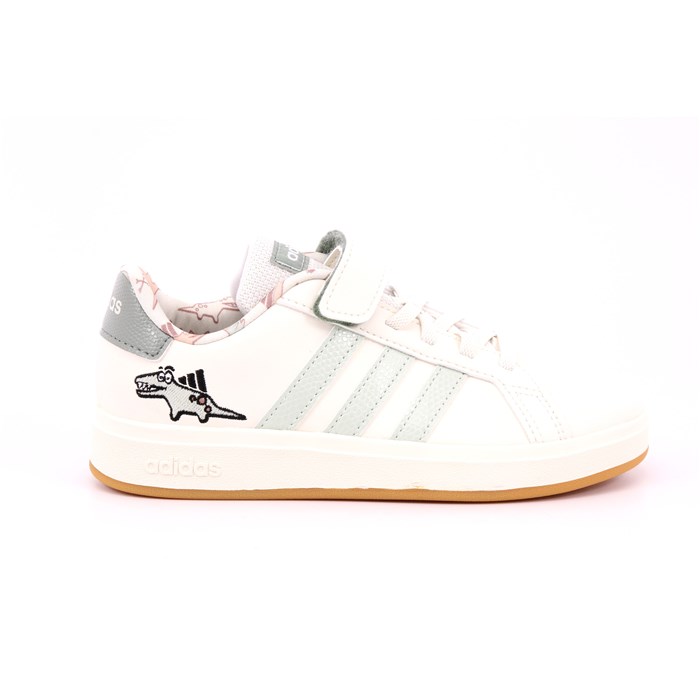 Scarpa Strappi + Elastico Adidas Bambino Panna Scarpa Strappi + Elastico Adidas Bambino Panna Scarpe 1437 - JI3896