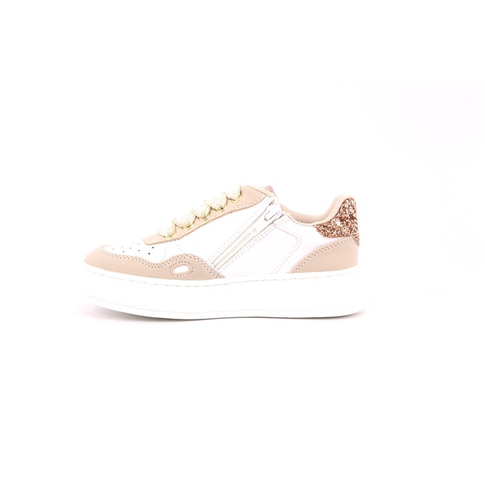 Scarpa Allacciata Asso Bambina Platino  Scarpe 629 - AG17024C