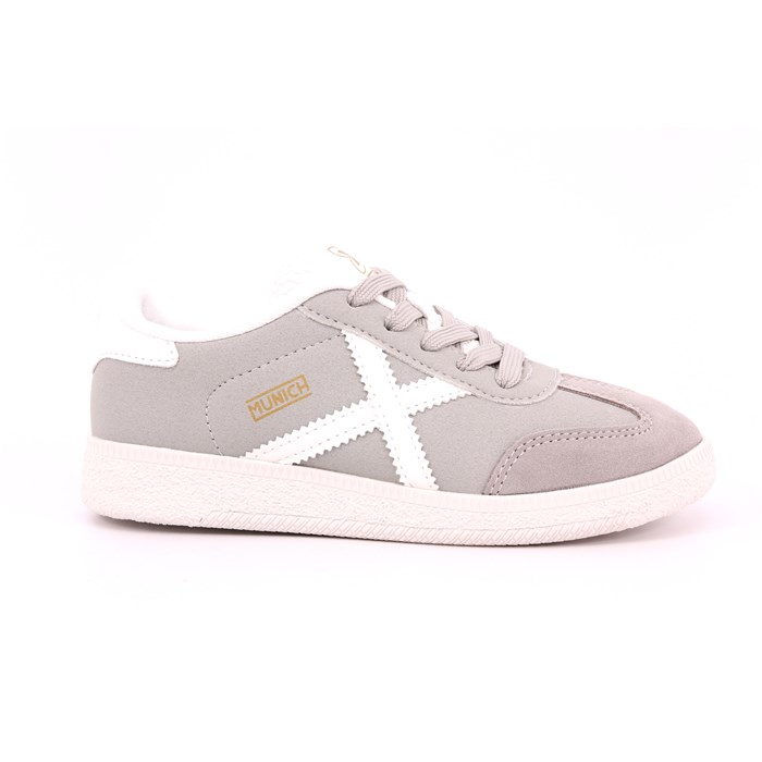 Scarpa Allacciata Munich Bambino Grigio Scarpa Allacciata Munich Bambino Grigio Scarpe 218 - 8034003