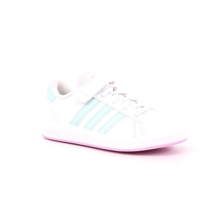 Scarpa Strappi + Elastico Adidas Bambina Bianco  Scarpe 1477 - ID7886