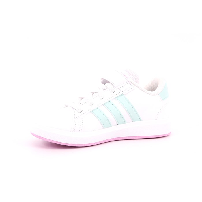Scarpa Strappi + Elastico Adidas Bambina Bianco  Scarpe 1477 - ID7886