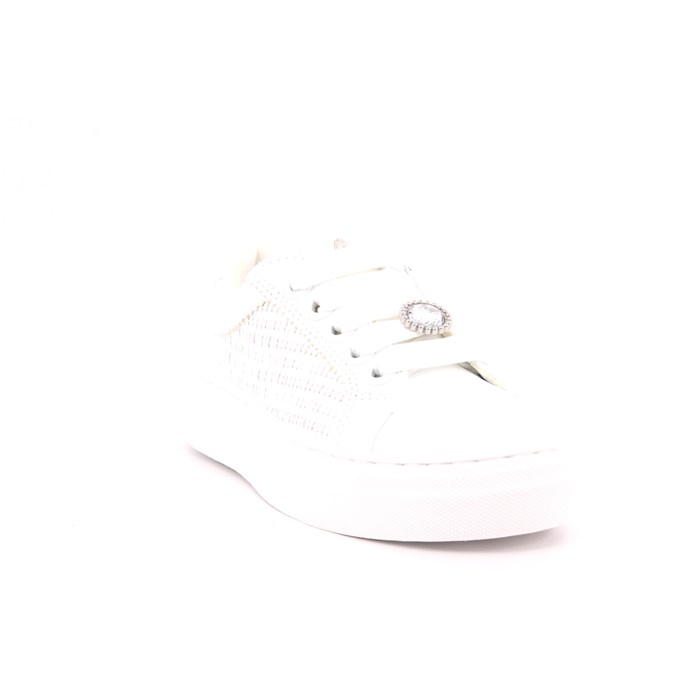 Scarpa Allacciata Asso Bambina Bianco  Scarpe 633 - AG17045A