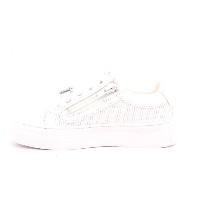 Scarpa Allacciata Asso Bambina Bianco  Scarpe 633 - AG17045A