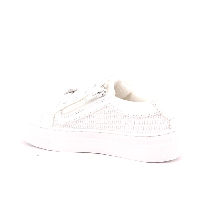 Scarpa Allacciata Asso Bambina Bianco  Scarpe 633 - AG17045A