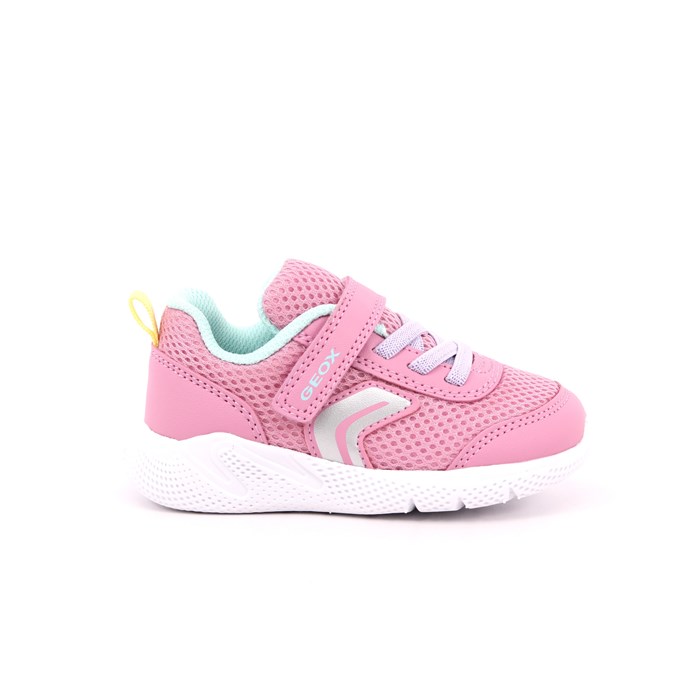 Scarpa Strappi + Elastico Geox Bambina Fuxia Scarpa Strappi + Elastico Geox Bambina Fuxia Scarpe 558 - B454TD