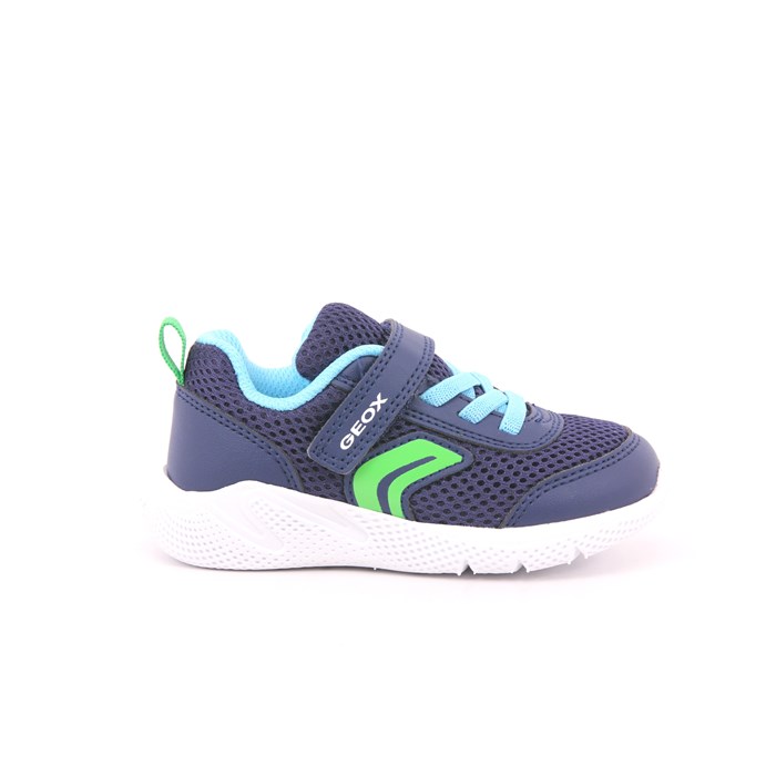 Scarpa Strappi + Elastico Geox Bambino Blu Scarpa Strappi + Elastico Geox Bambino Blu Scarpe 559 - B454UC