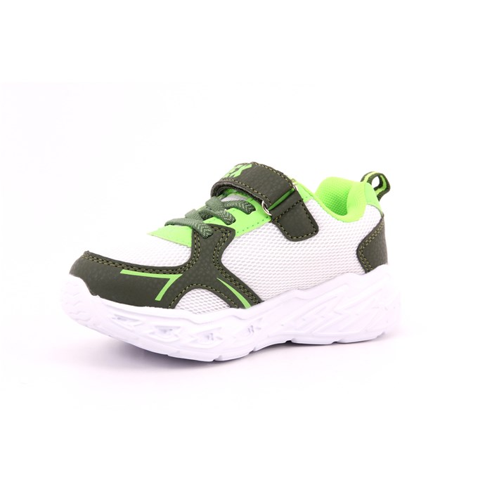 Scarpa Strappi + Elastico Dinosauro Bambino Verde  Scarpe 15 - S8020125T