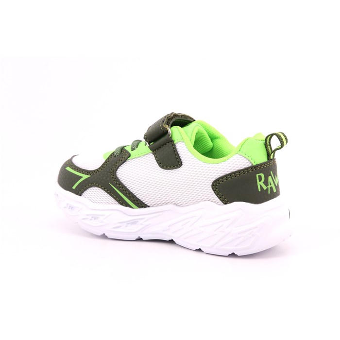 Scarpa Strappi + Elastico Dinosauro Bambino Verde  Scarpe 15 - S8020125T