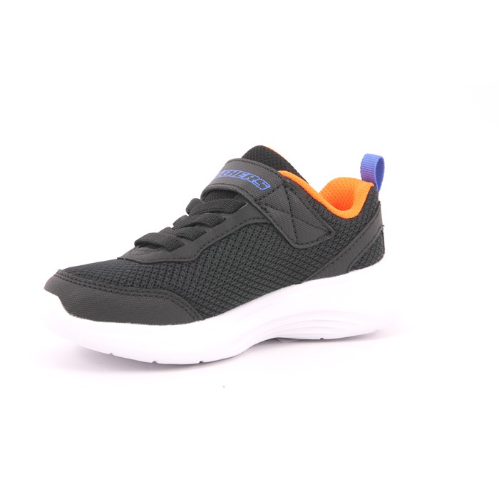 Scarpa Strappi + Elastico Skechers Bambino Nero  Scarpe 312 - 403615L