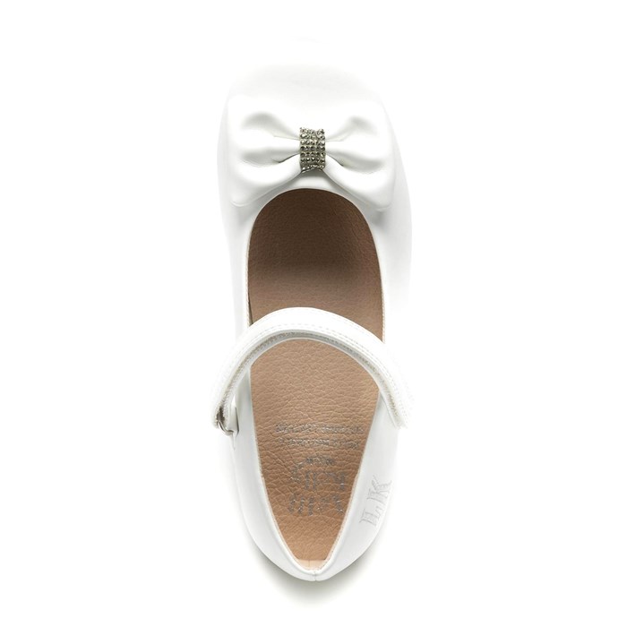 Ballerina Cerimonia Lelli Kelly Bambina Bianco  Scarpe 490 - LKBA4836