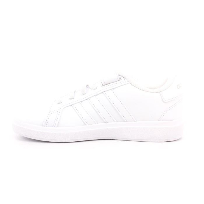 Scarpa Strappi + Elastico Adidas Bambino Bianco  Scarpe 1502 - IH5531