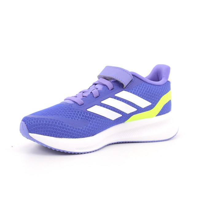 Scarpa Strappi + Elastico Adidas Bambino Azzurro  Scarpe 1509 - IE8576
