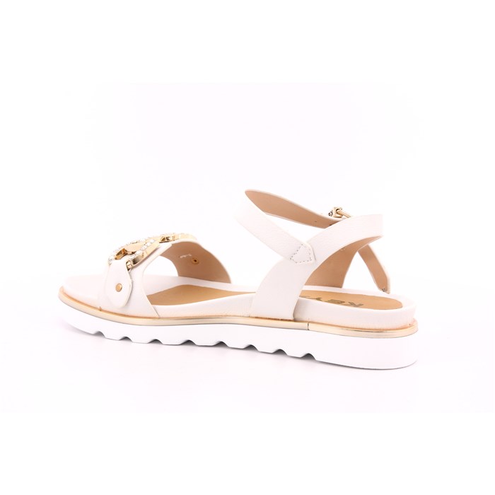 Sandalo Keys Donna Bianco  Scarpe 213 - K-11043C