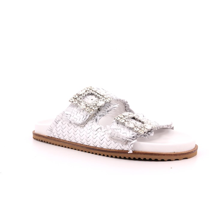 Sandalo Keys Donna Bianco  Scarpe 216 - K-10930A