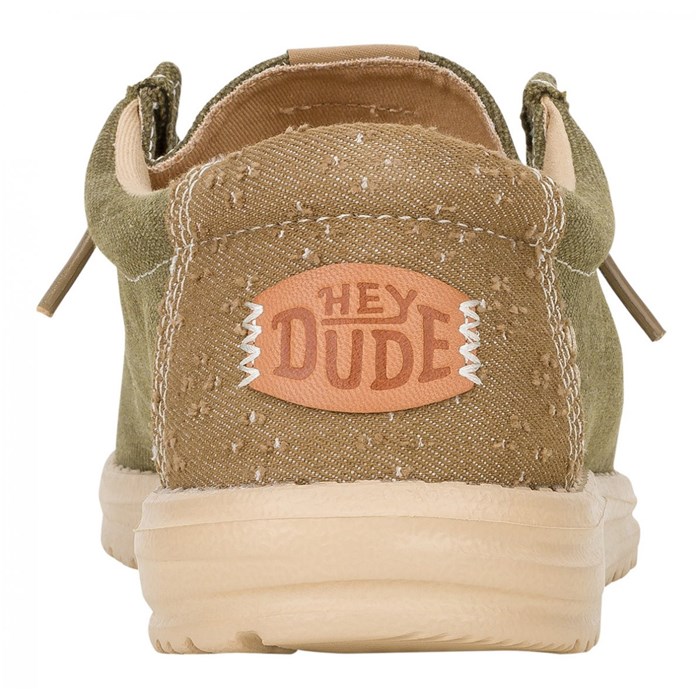 Slip On Hey Dude Uomo Verde Militare  Scarpe 55 - HD.43084/3YT