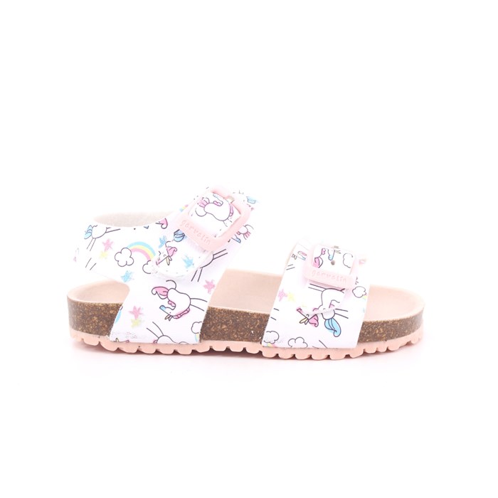 Sandalo Garvalin Bambina Bianco  Scarpe 136 - 252463-B