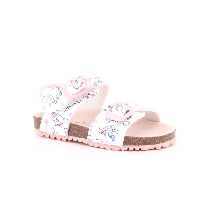 Sandalo Garvalin Bambina Bianco  Scarpe 136 - 252463-B