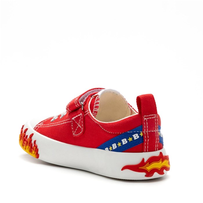 Scarpa Strappi + Elastico Bull Boys Bambino Rosso  Scarpe 56 - BBEA5080